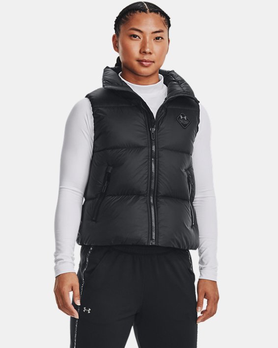 Women's UA Storm ColdGear® Infrared Down Vest, Black, pdpMainDesktop image number 0
